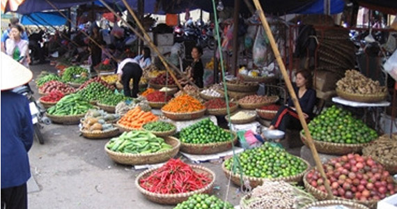 Markt-Tag in Saigon, äh sorry? la: HoChi Mingh Stadt